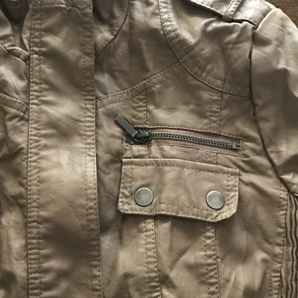 Textured Leather Jacket